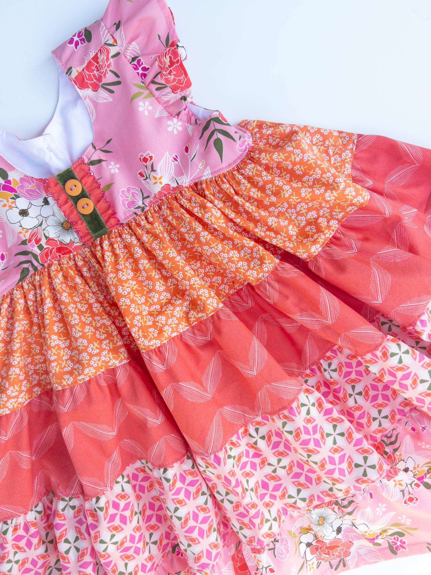 Paradise Floral Twirl Dress- Size 4t
