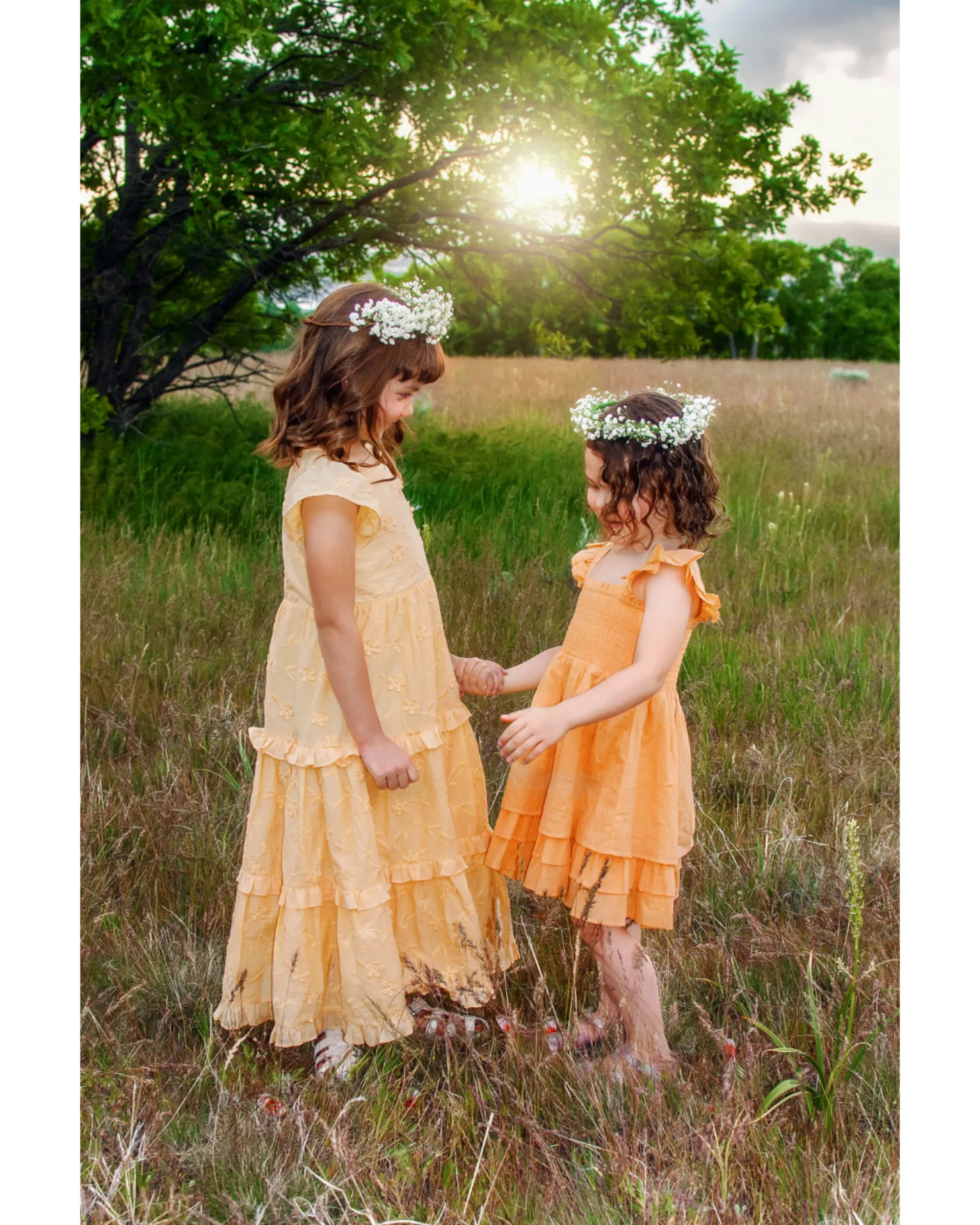 Sweet Pea Dress - Creamsicle