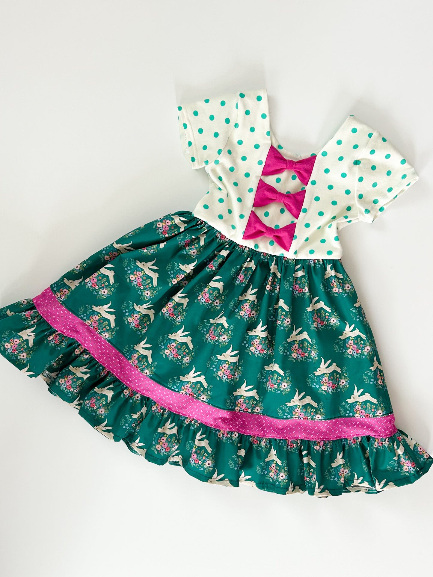 Bunny Bow Knit Dress