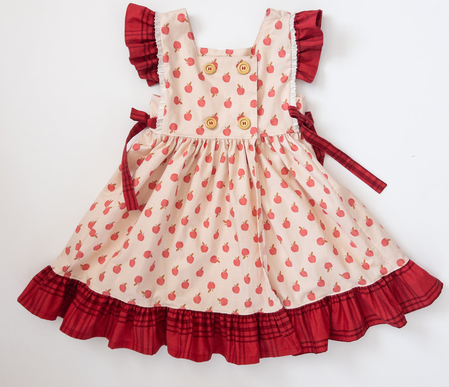 Apple Pinafore- Size 6