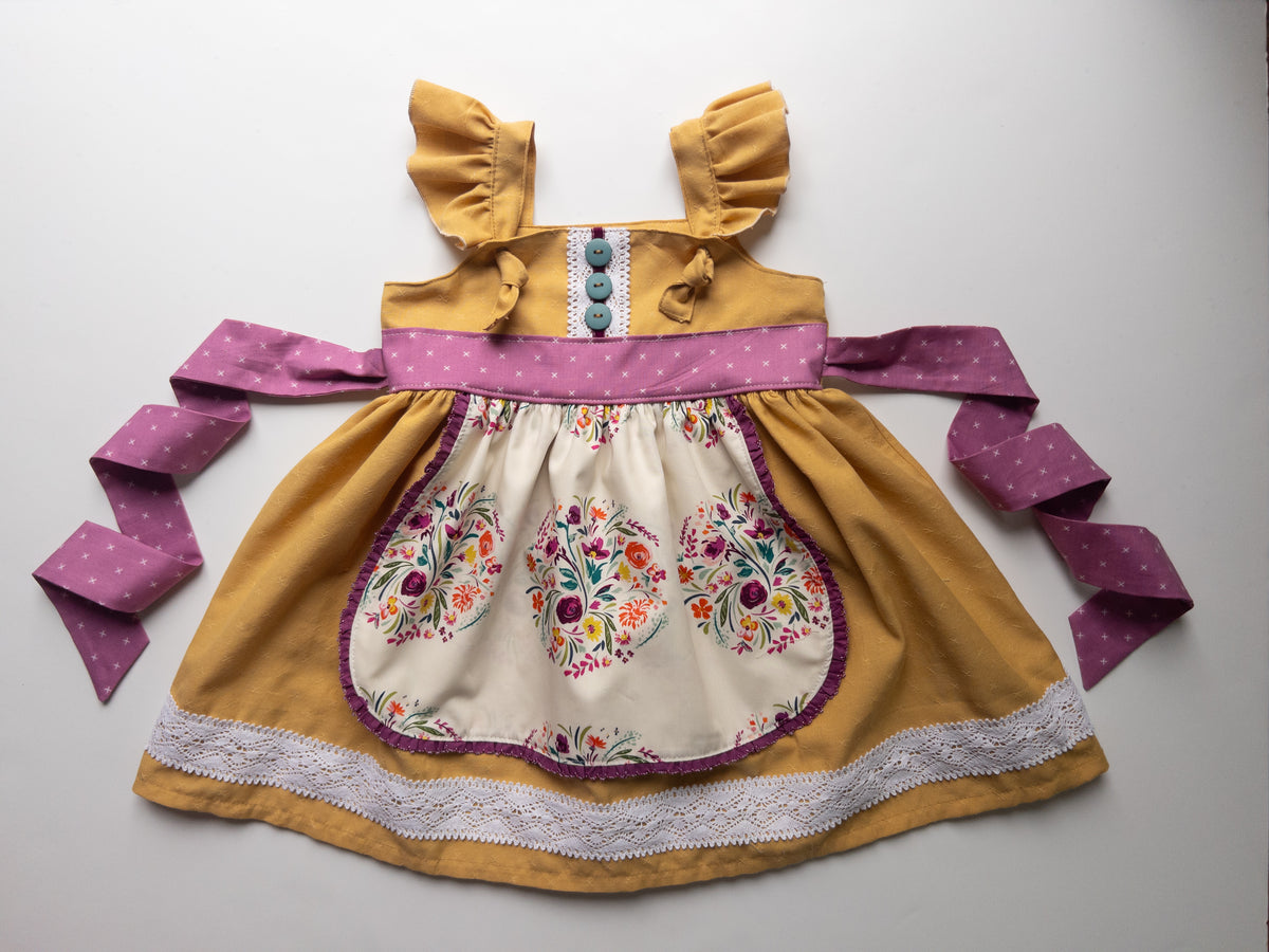 Honey Denim Apron Knot Dress- PREORDER