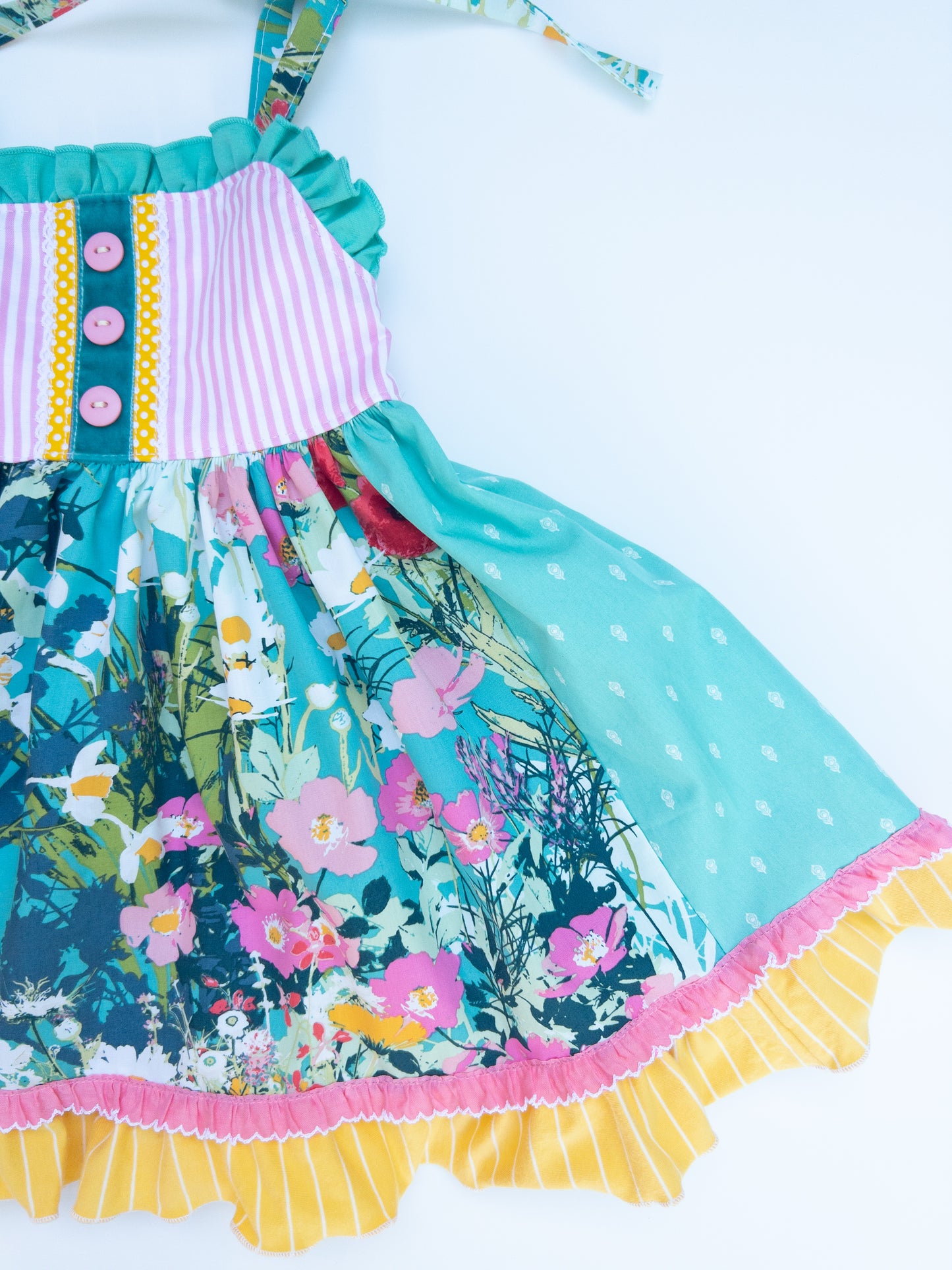 Teal Ruffle Jumper- Size 2t