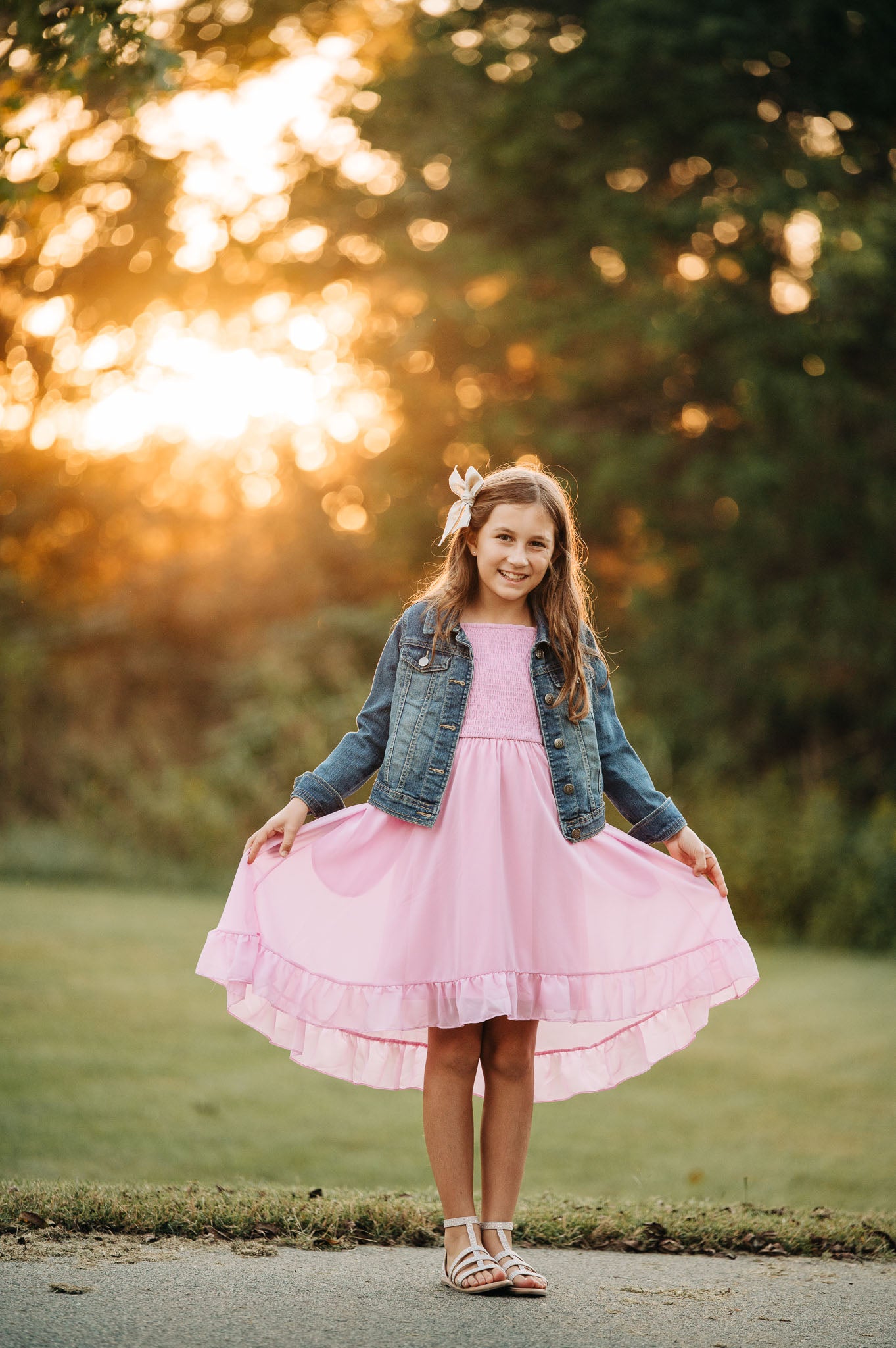 Orchid Smocked Dress
