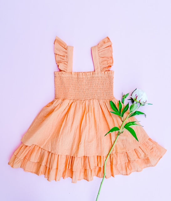 Sweet Pea Dress - Creamsicle