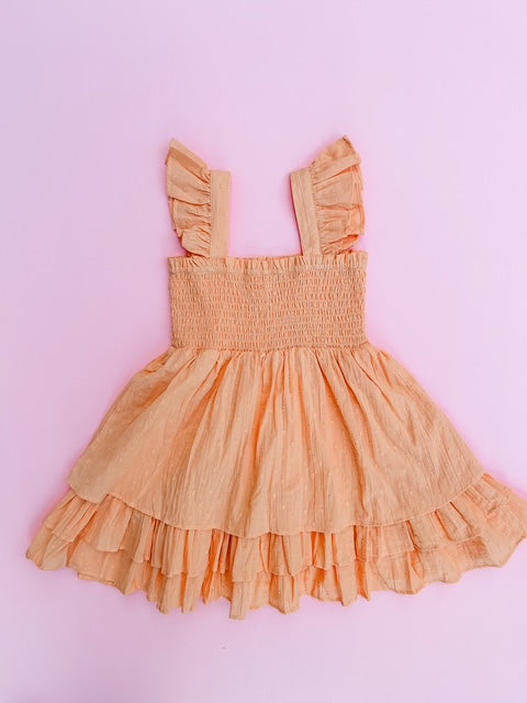 Sweet Pea Dress - Creamsicle