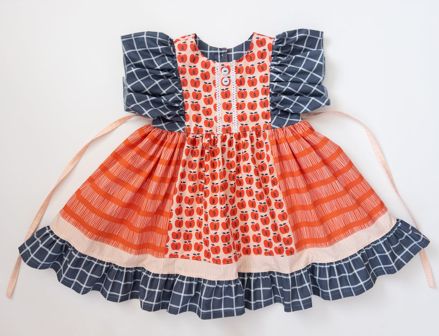 An Apple A Day Dress- Size 5t