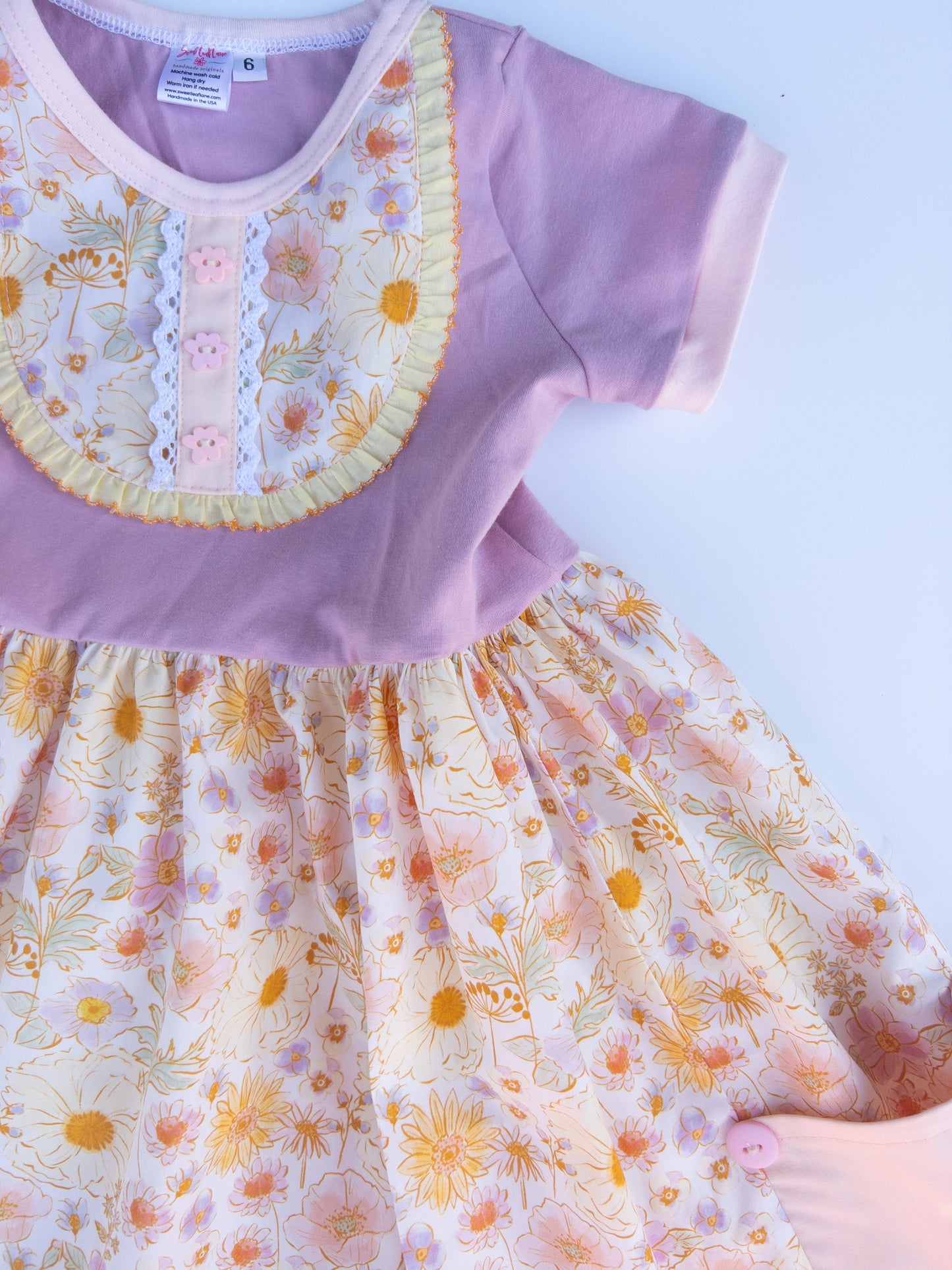 Classic Knit Pocket Posy Dress - Size 6