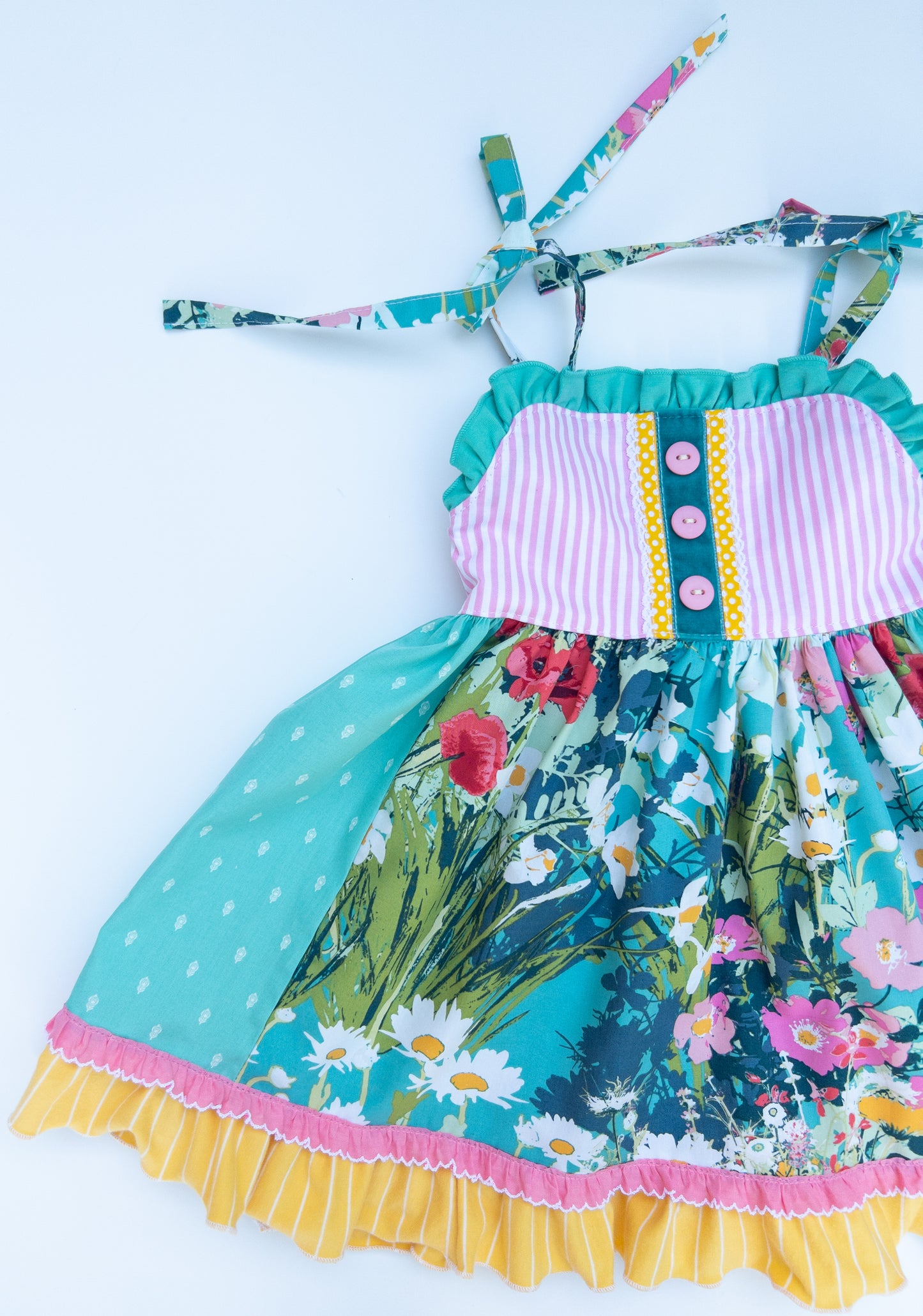Teal Ruffle Jumper- Size 2t