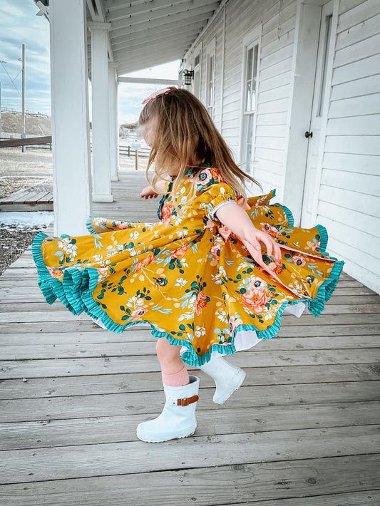 Sweet Honey Twirl Dress