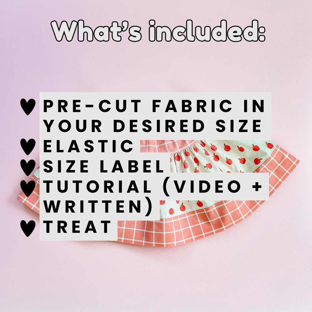 Girl’s skirt kit -Back to School Edition