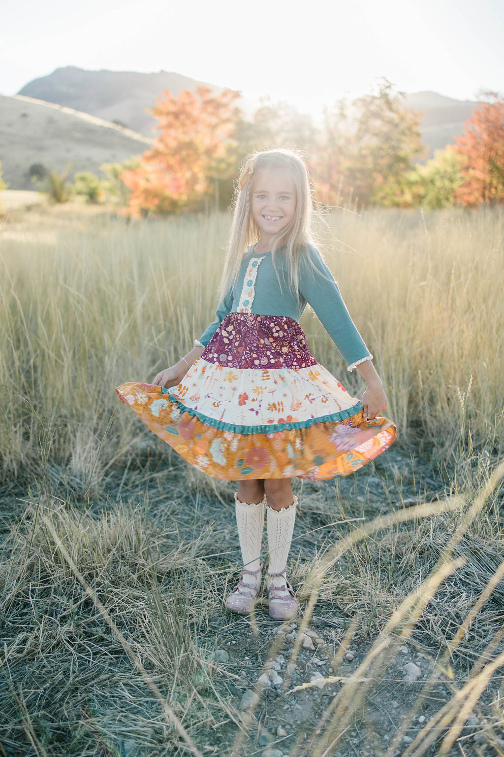 Forest Flora Twirl Dress