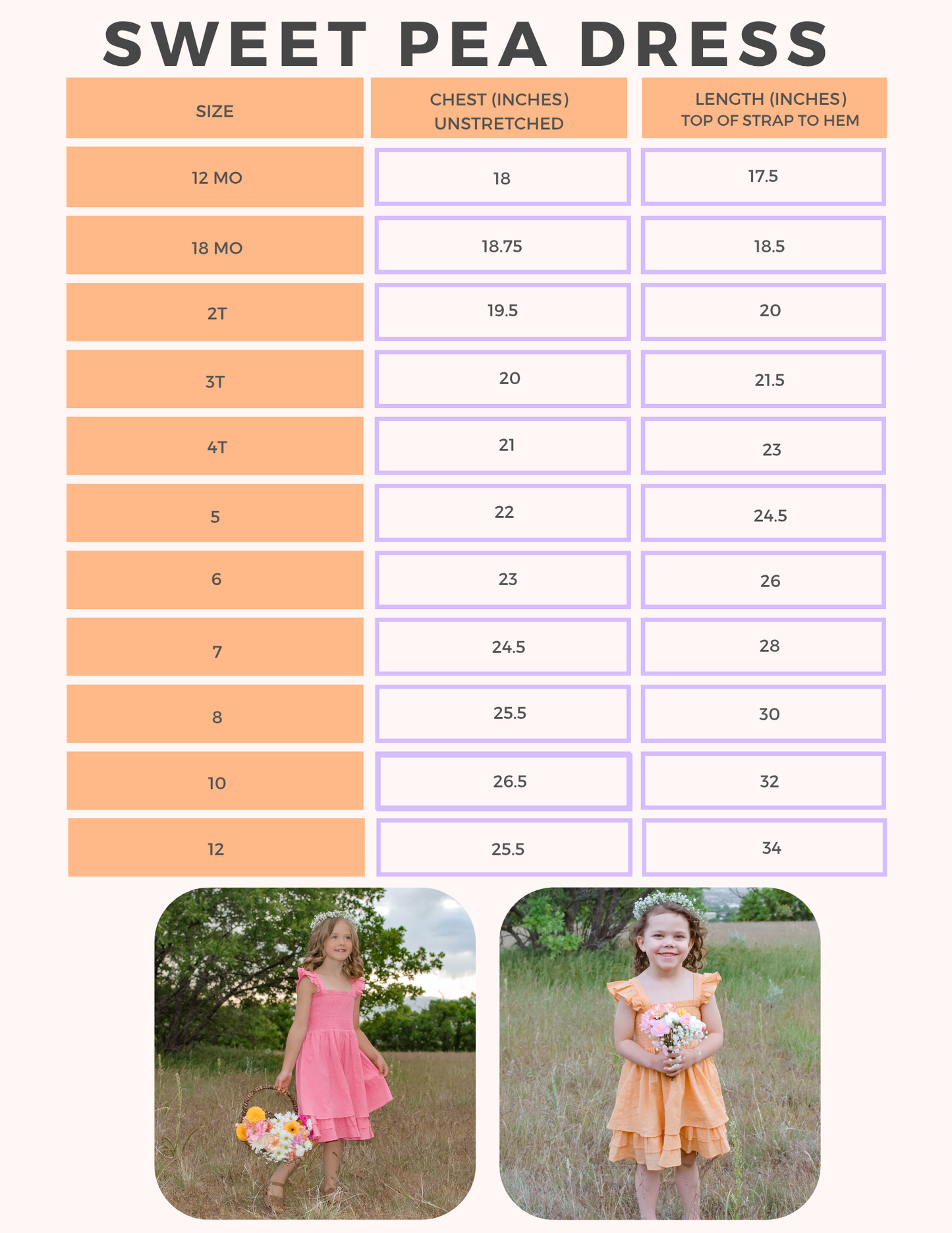 Sweet Pea Dress - Petal Pink