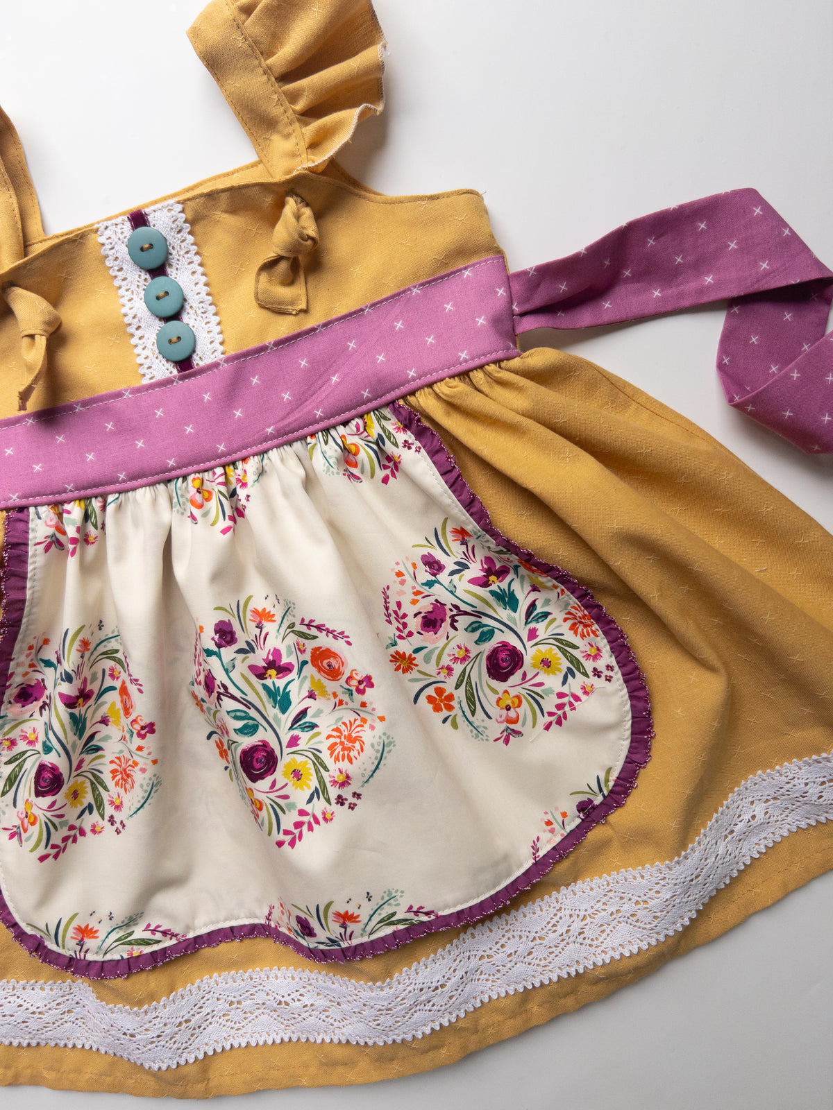 Honey Denim Apron Knot Dress- PREORDER