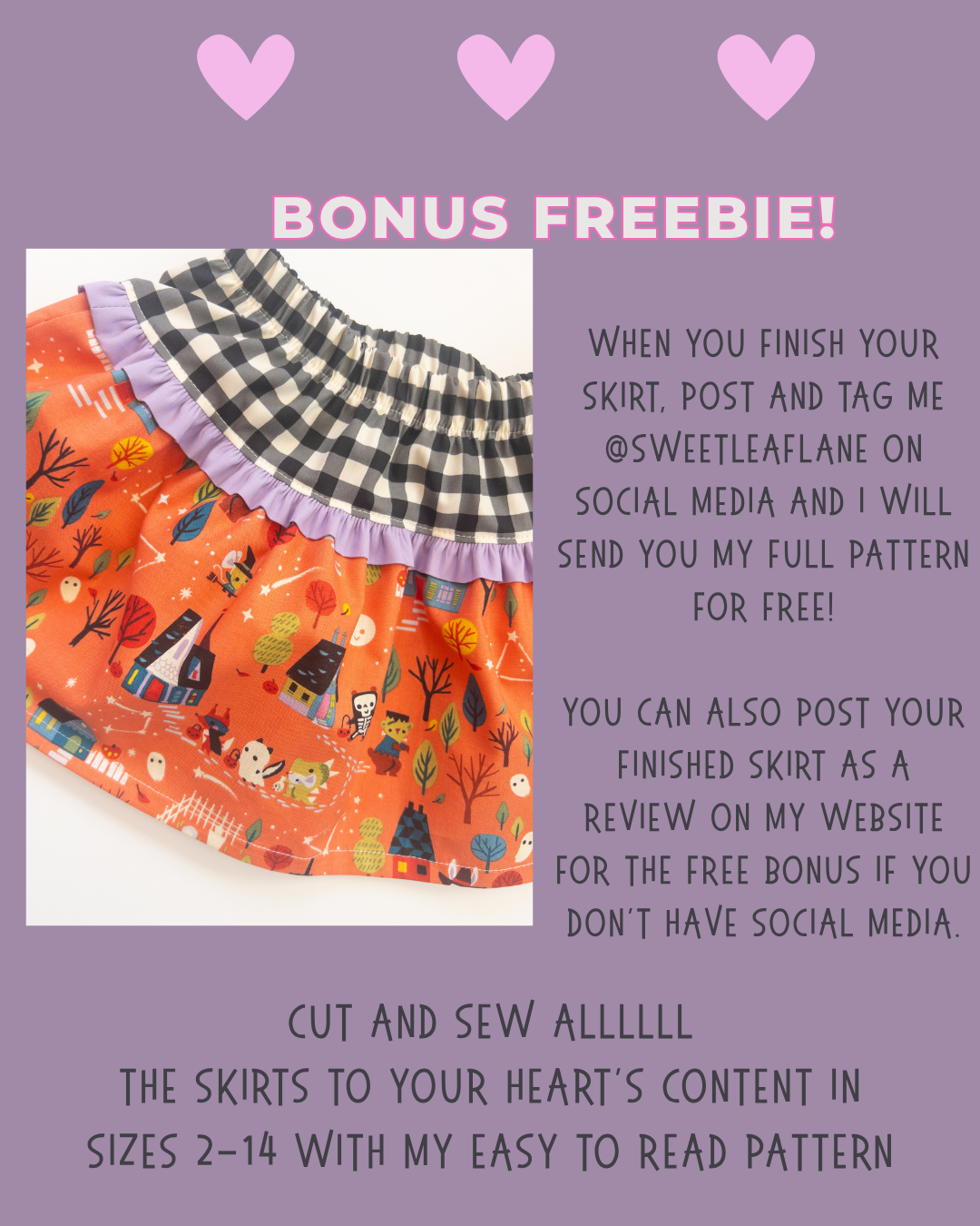 Halloween Skirt Kit and Tutorial