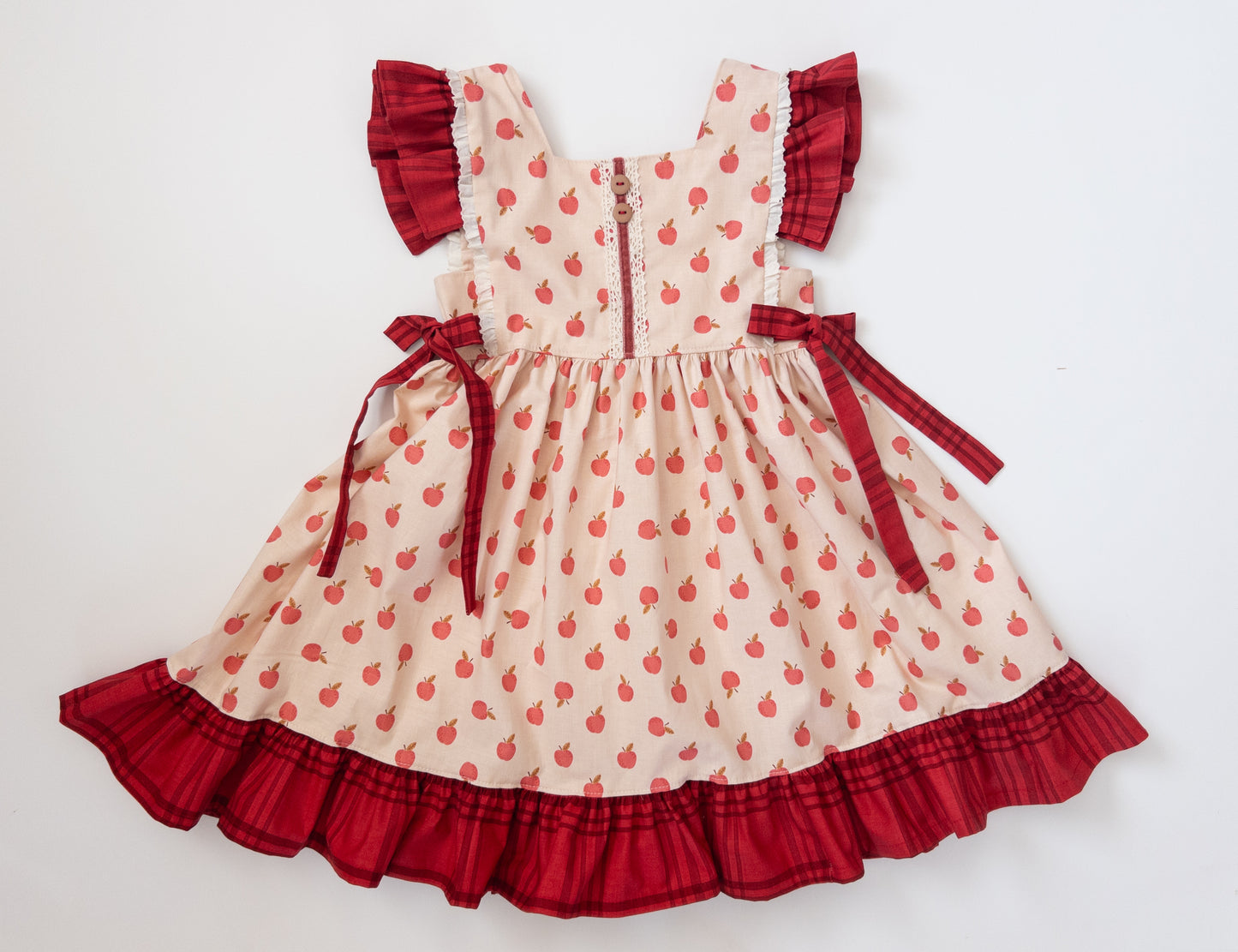 Apple Pinafore- Size 6