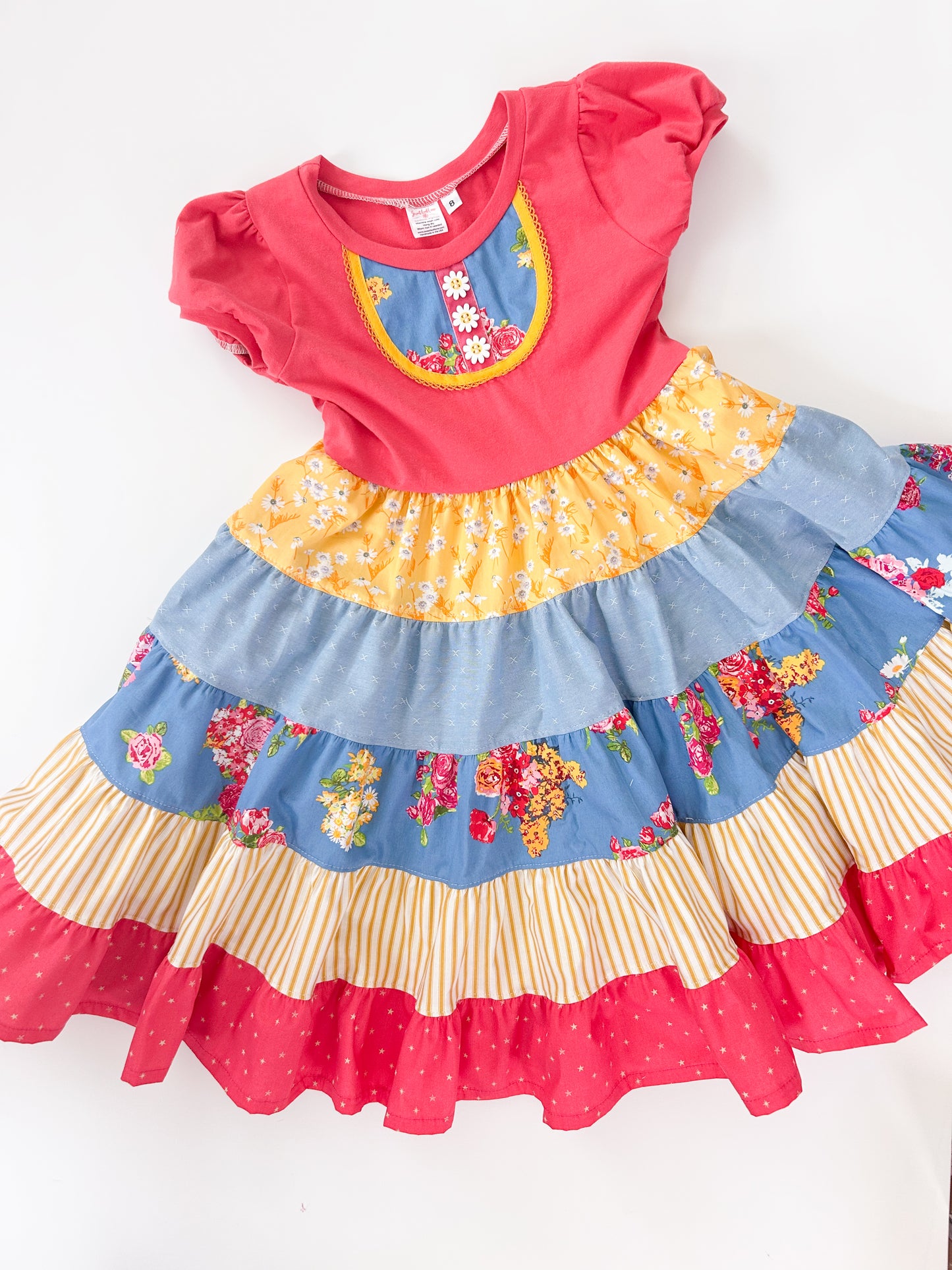 Blue Daisies Knit Dress
