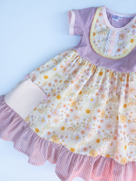 Classic Knit Pocket Posy Dress - Size 6