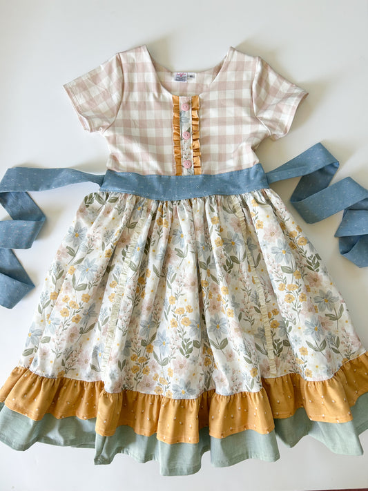 Pastel Florals Deluxe Knit Dress