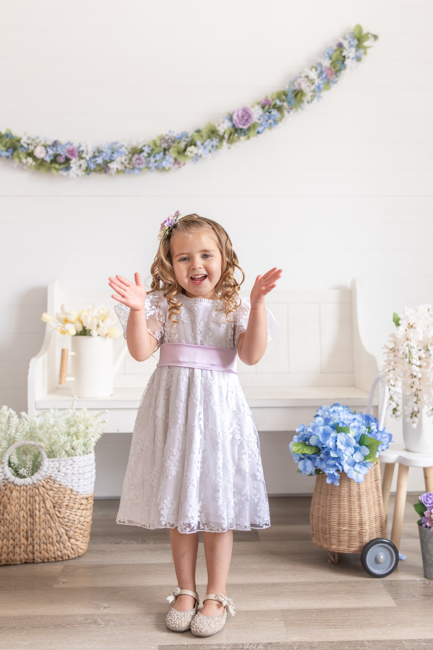 Calla Lace Dress- Snowdrop