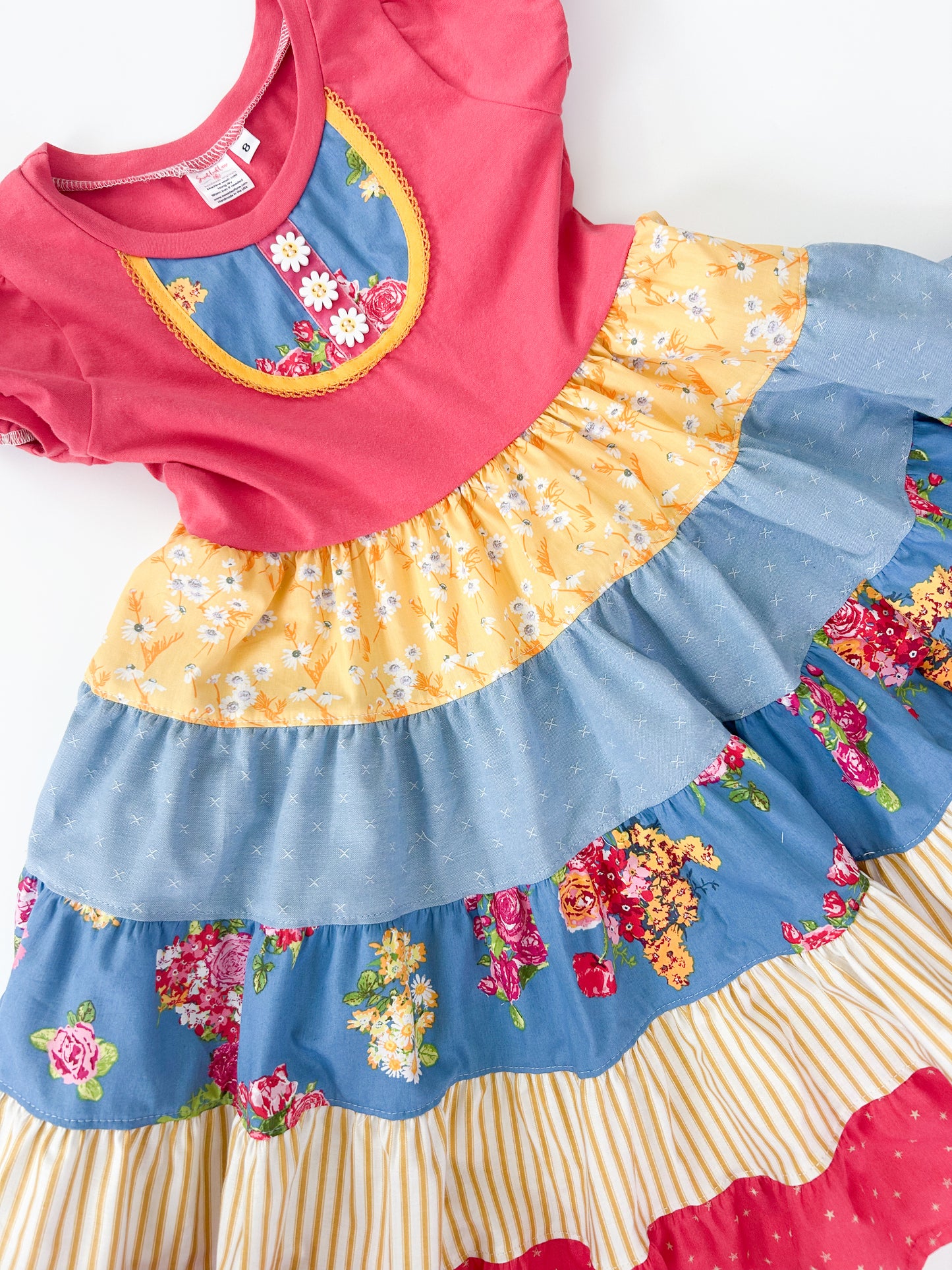 Blue Daisies Knit Dress