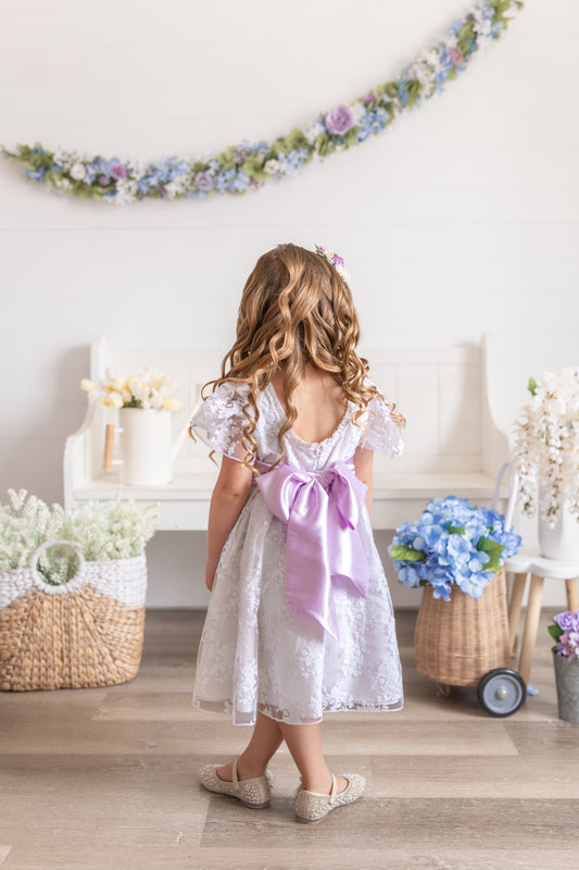 Lilac Dress Sash