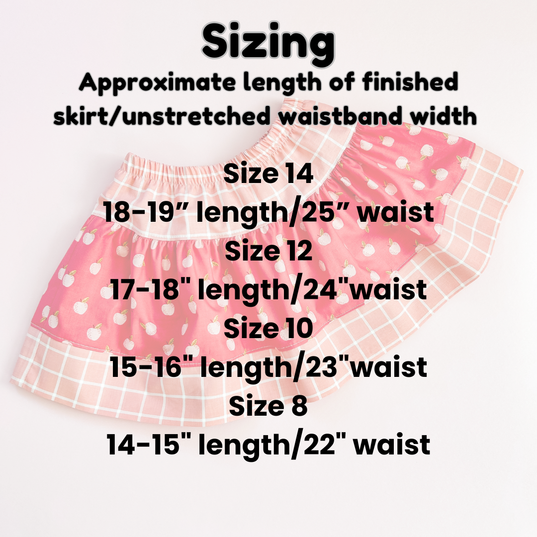 Girl’s skirt kit -Back to School Edition