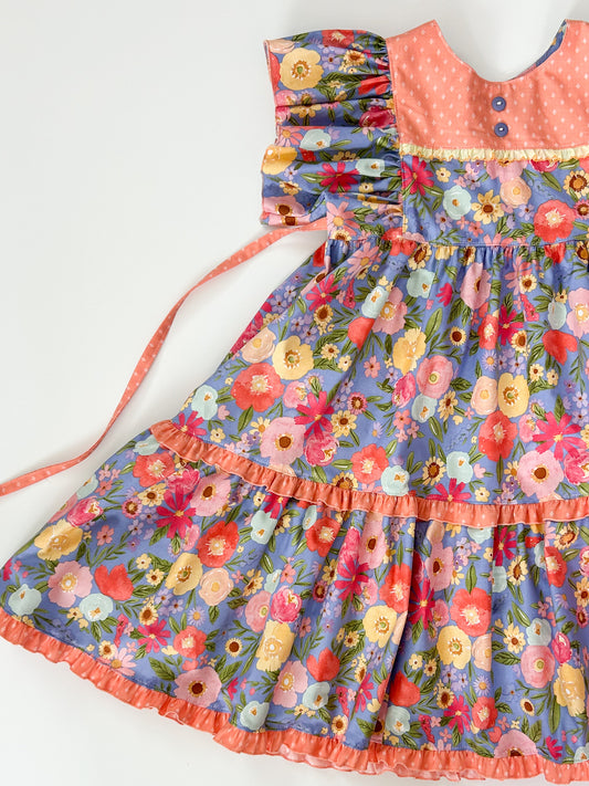 Periwinkle Petal Dress