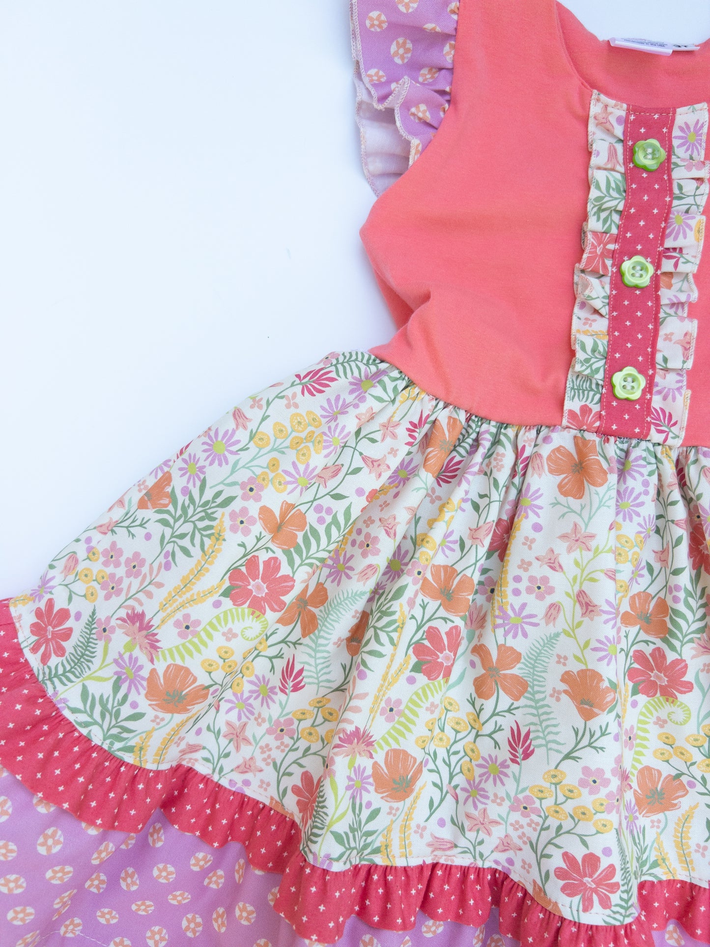 Knit Costal Bloom Dress- Size 3t
