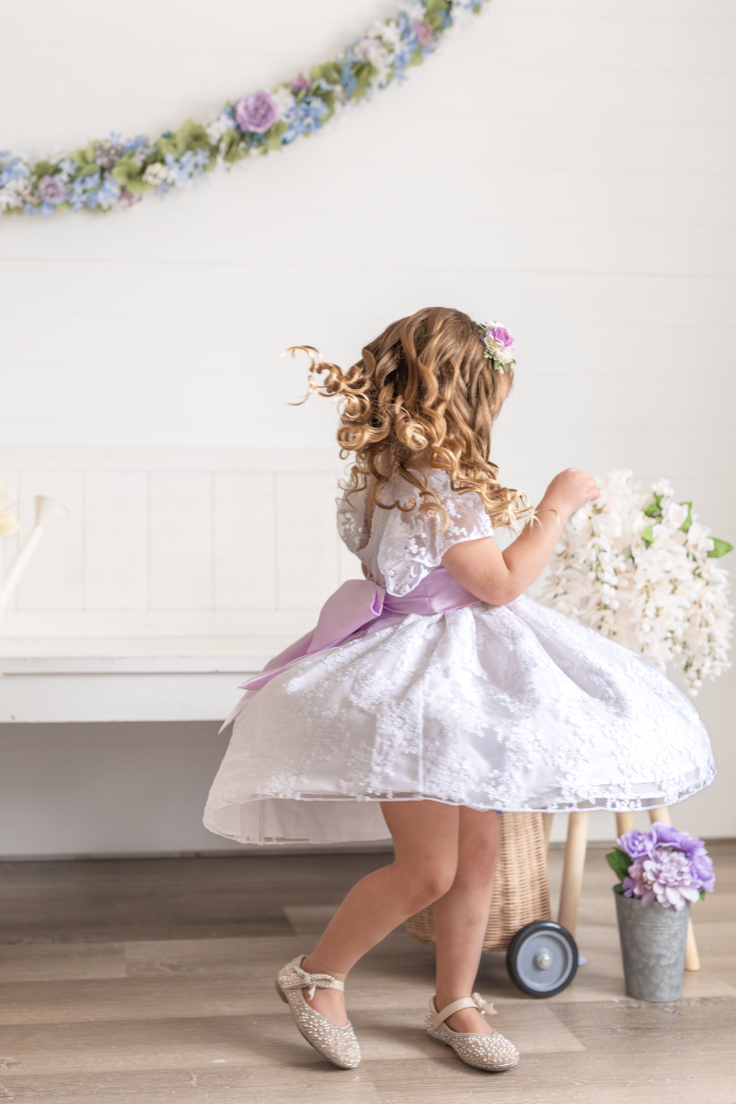 Calla Lace Dress- Snowdrop