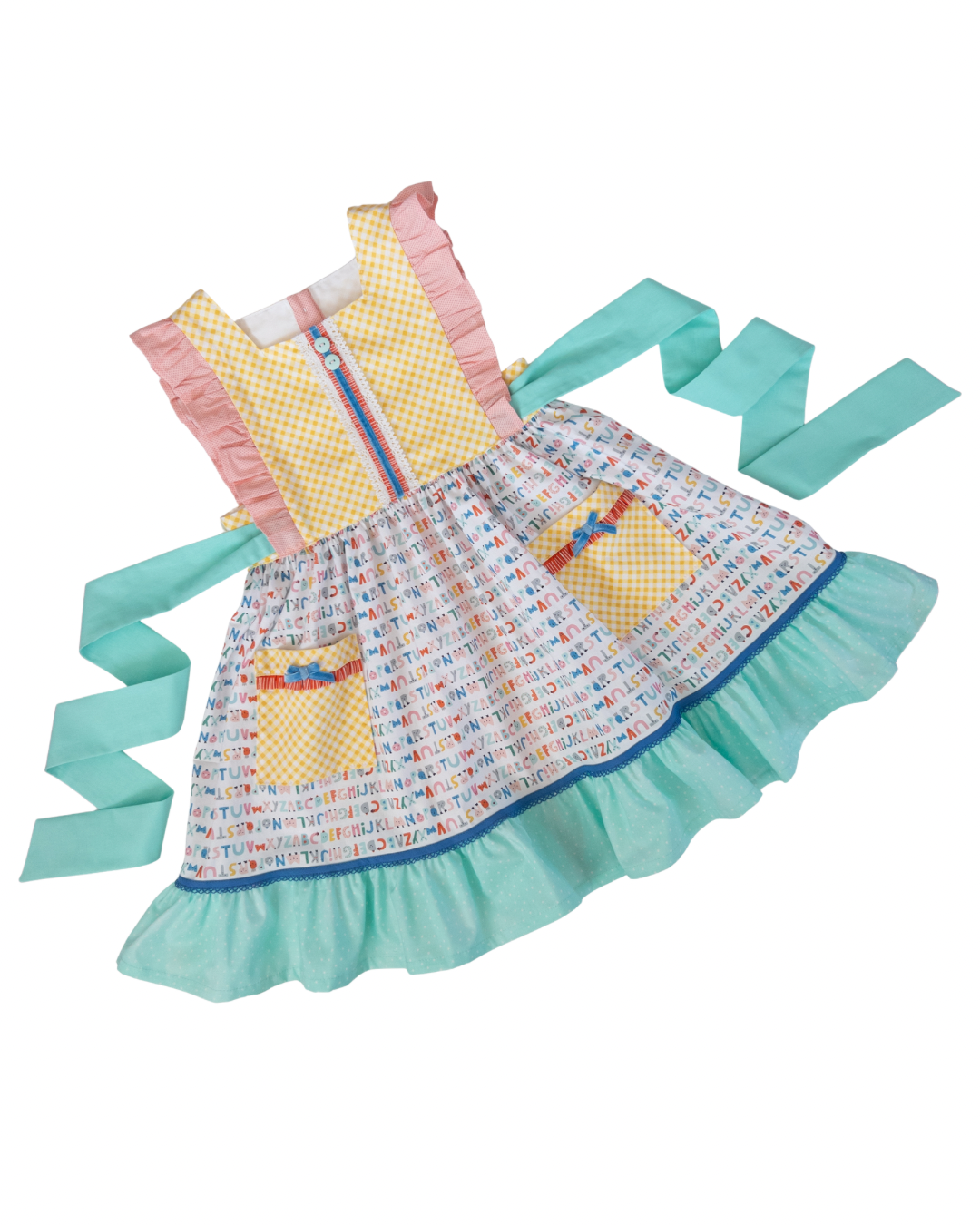 ABC Pinafore- Size 8