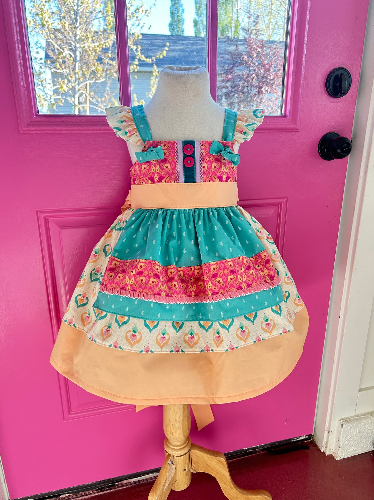 Paradise Floral Knot Dress