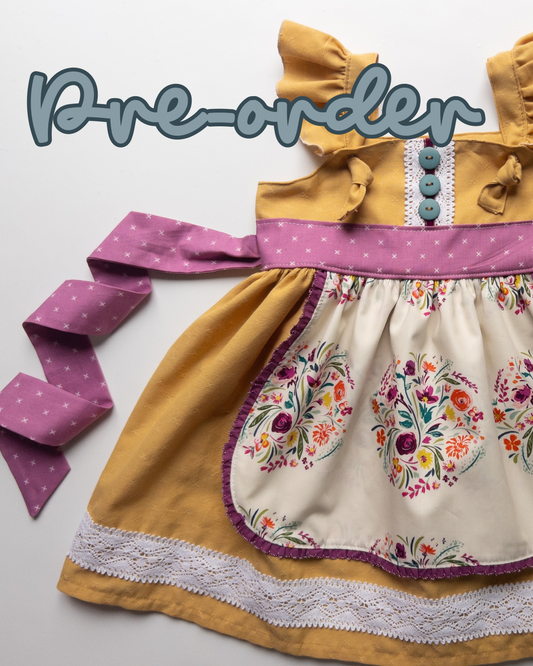 Honey Denim Apron Knot Dress- PREORDER