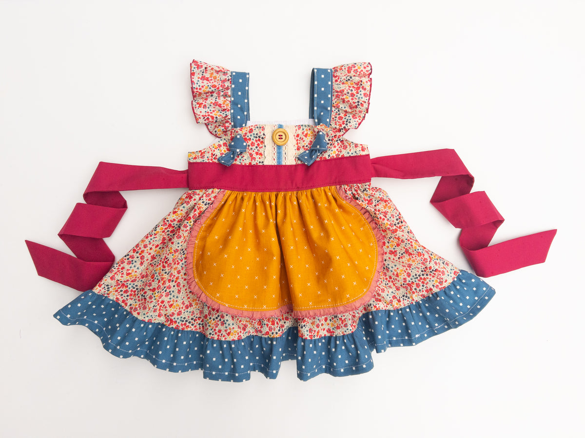 Country Bloom Knot Dress - Size 6 mo