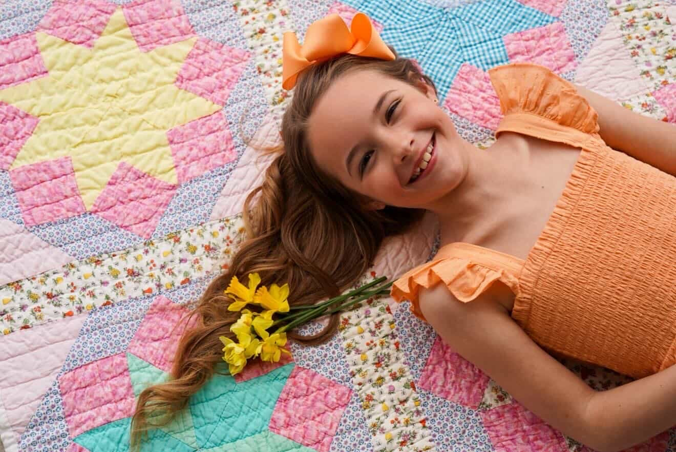 Sweet Pea Dress - Creamsicle