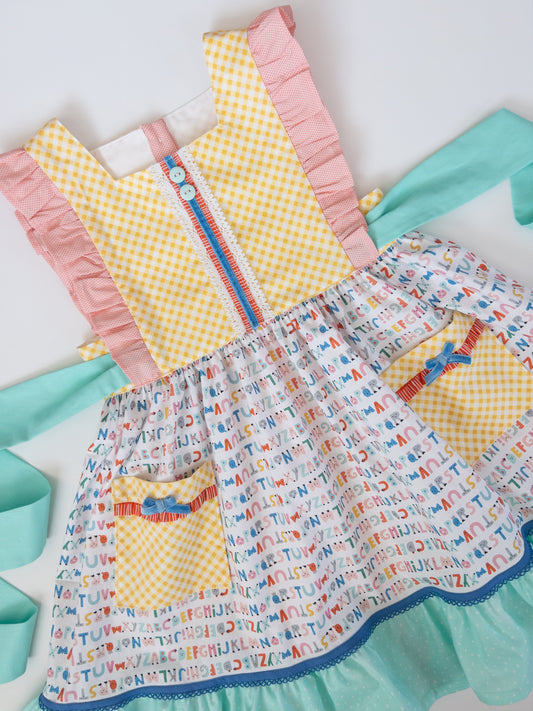 ABC Pinafore- Size 8