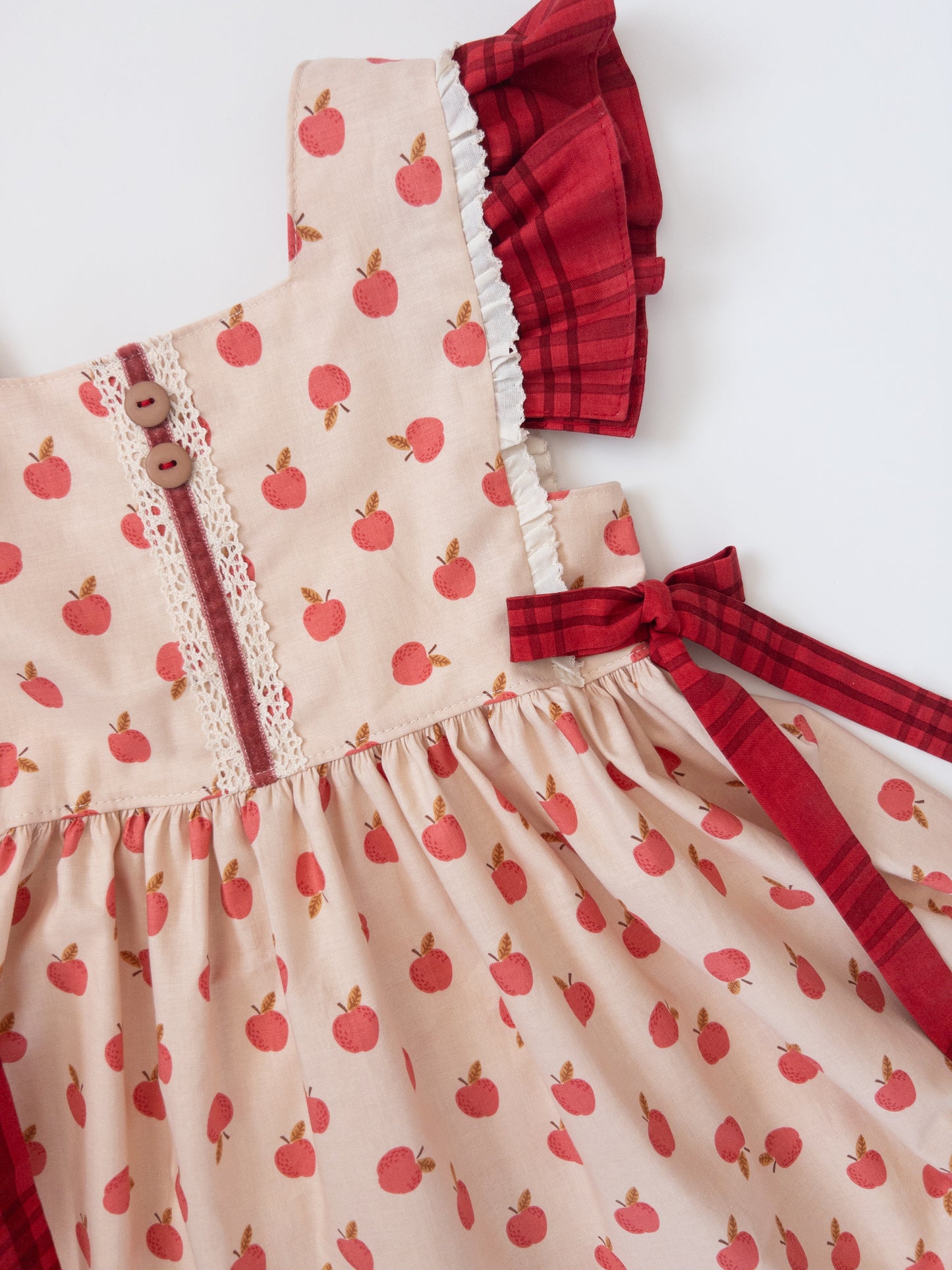 Apple Pinafore- Size 6