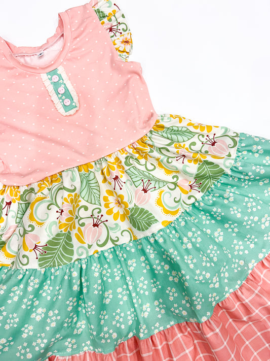 Daisy Knit Twirl Dress