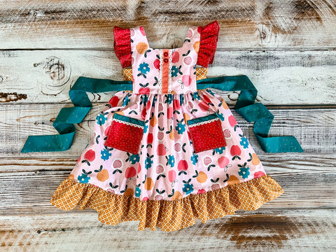 Cute to the Core Apple Pinafore