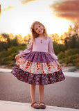 Mauvelous Twirl Knit Dress