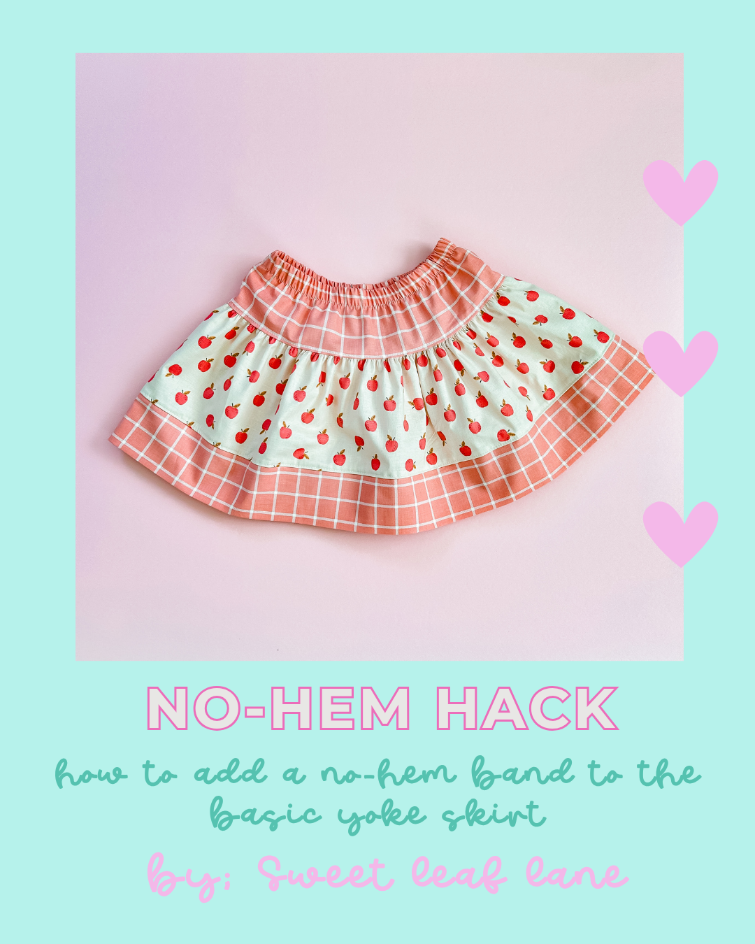FREE! No-Hem Hack for the Basic Yoke Skirt